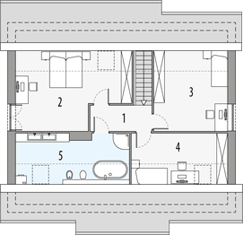 Poddasze projektu - Karmel b bb