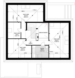 Poddasze projektu - Hiacynt wariant B