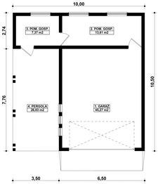Parter projektu - G386 - Budynek garażowo - gospodarczy
