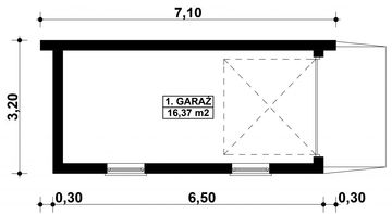 Parter projektu - G390 - Budynek garażowy