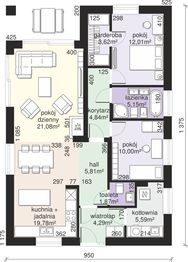 Parter projektu - Dom przy Pastelowej 27