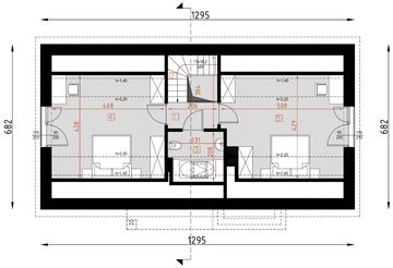 Poddasze projektu - D295