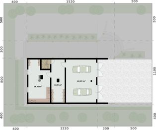 Piwnica projektu - L-188 z piwnicą