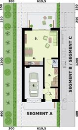 Parter projektu - Altea - dom szeregowy, segment A