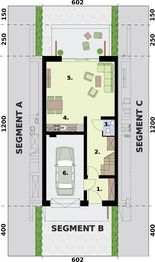 Parter projektu - Altea - dom szeregowy, segment B