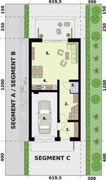 Parter projektu - Altea - dom szeregowy, segment C