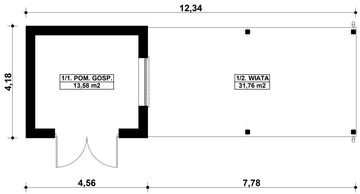 Parter projektu - G406 - Budynek gospodarczy
