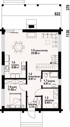 Parter projektu - Głogoczów 6 dw