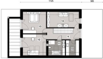 Poddasze projektu - Premium Home 02