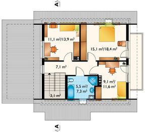 Poddasze projektu - Chaber (107)