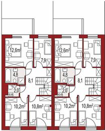 Piętro 1 projektu - Katrina Bliźniak A