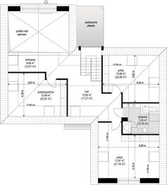 Poddasze projektu - Willa Eska