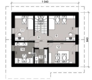 Poddasze projektu - Premium Home 07