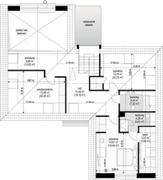 Poddasze projektu - Willa Eska 2