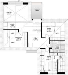 Poddasze projektu - Willa Eska 3