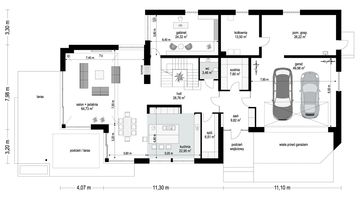 Parter projektu - Willa moderna 2