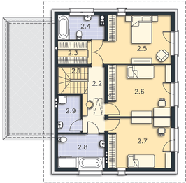 Piętro 1 projektu - Insbruck LMP320