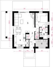 Parter projektu - Nowalia II Mode bez garażu [B]