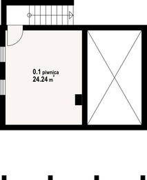 Piwnica projektu - Hoczew mała 19 dws