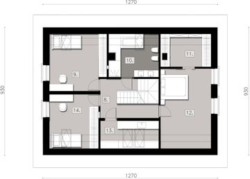 Poddasze projektu - Premium Home 10