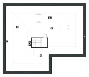 Poddasze projektu - Odkryty D77