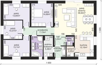 Parter projektu - Dom przy Bukowej 47