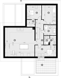 Poddasze projektu - HomeKoncept 28 wariant 01