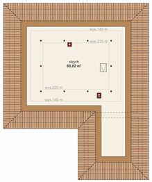 Poddasze projektu - Domena 124 B1