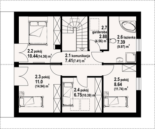 Poddasze projektu - Gryfice 3 mw