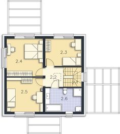 Piętro 1 projektu - Lyon DCP378