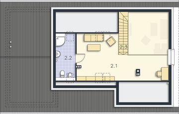 Poddasze projektu - Rodos LMP379