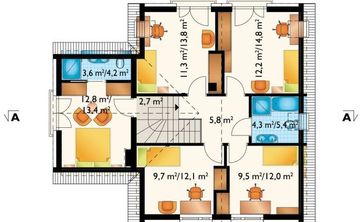 Poddasze projektu - Borówka (1711)