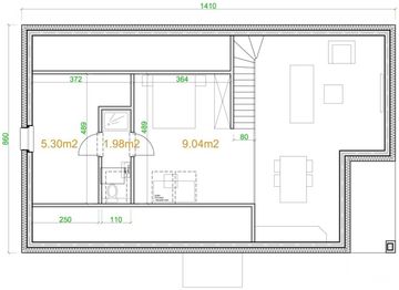 Poddasze projektu - eko Typowy 54