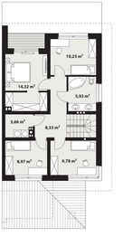 Piętro 1 projektu - Emiko