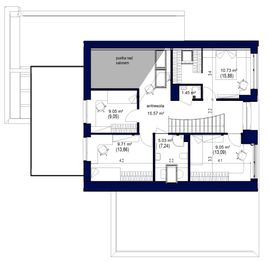 Poddasze projektu - Domidea 95