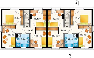 Piętro 1 projektu - Emma Duolit (1716)