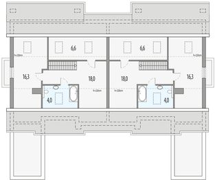 Poddasze projektu - Małgosia E - dwulokalowy