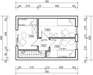 Poddasze projektu - Mini Mini - Stodoła 2