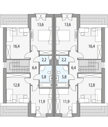 Poddasze projektu - Merida bliźniak