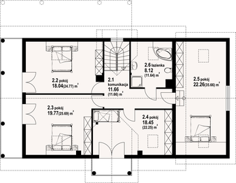 Poddasze projektu - Milicz dw 79