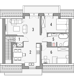 Poddasze projektu - Melisa 1