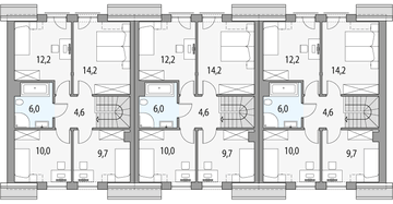 Poddasze projektu - Kalipso 1 - szereg l+s+p