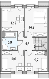 Poddasze projektu - Kalipso 1 - segment s