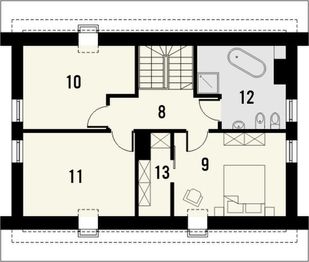 Poddasze projektu - Royal 2