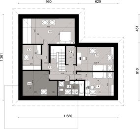 Poddasze projektu - Premium Home 11