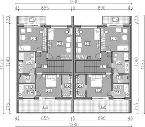 Piętro 1 projektu - Eko-Park