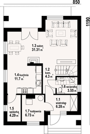 Parter projektu - Gładyszów 3m21