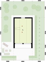 Poddasze projektu - Moca A dom letniskowy na zgłoszenie do 35m2