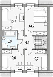 Poddasze projektu - Kalipso 2 - segment p