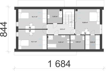 Poddasze projektu - uA100